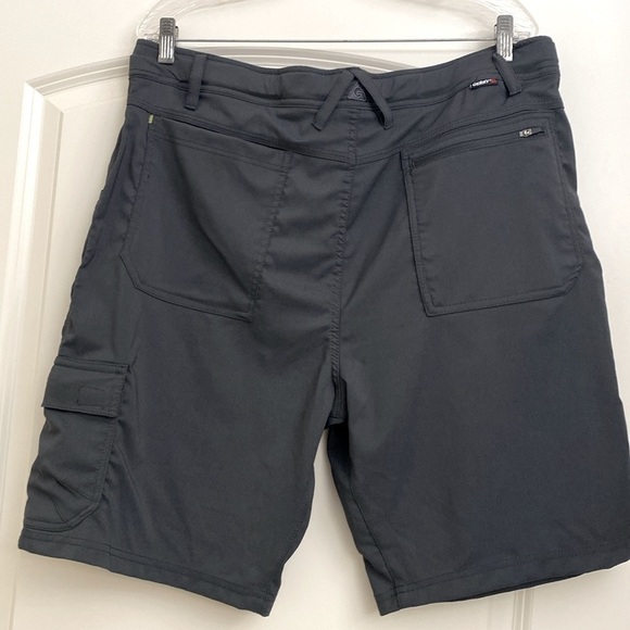 Gerry Men's 38 Cargo Shorts Comfort Stretch Belted Gray Outdoors Hiking - Picture 2 of 11